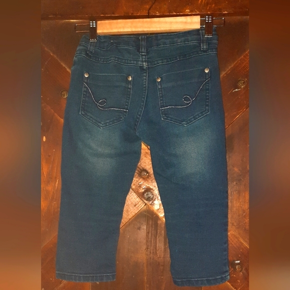🍀3/15 Pony Tails Blue Knee Leagth Jeans - Picture 5 of 7